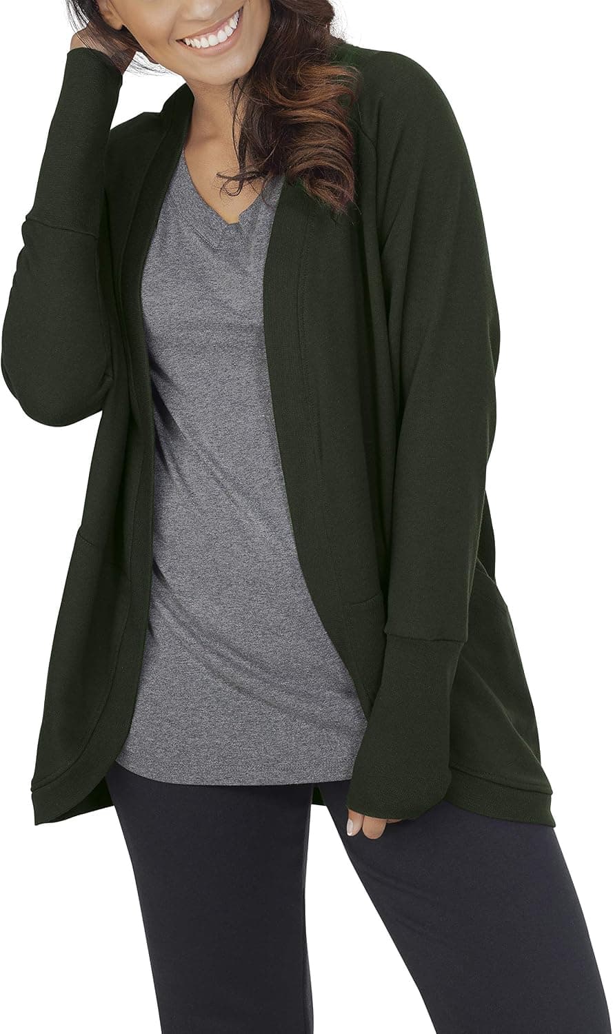 Fruit of the Loom Women's Essentials Cocoon Comfort Wrap