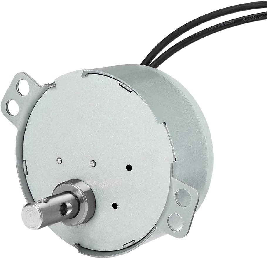 uxcell Synchronous Motor AC 110V 50/60Hz 15RPM CW/CCW Torque 4W Turntable Gear Box for Microwave Oven