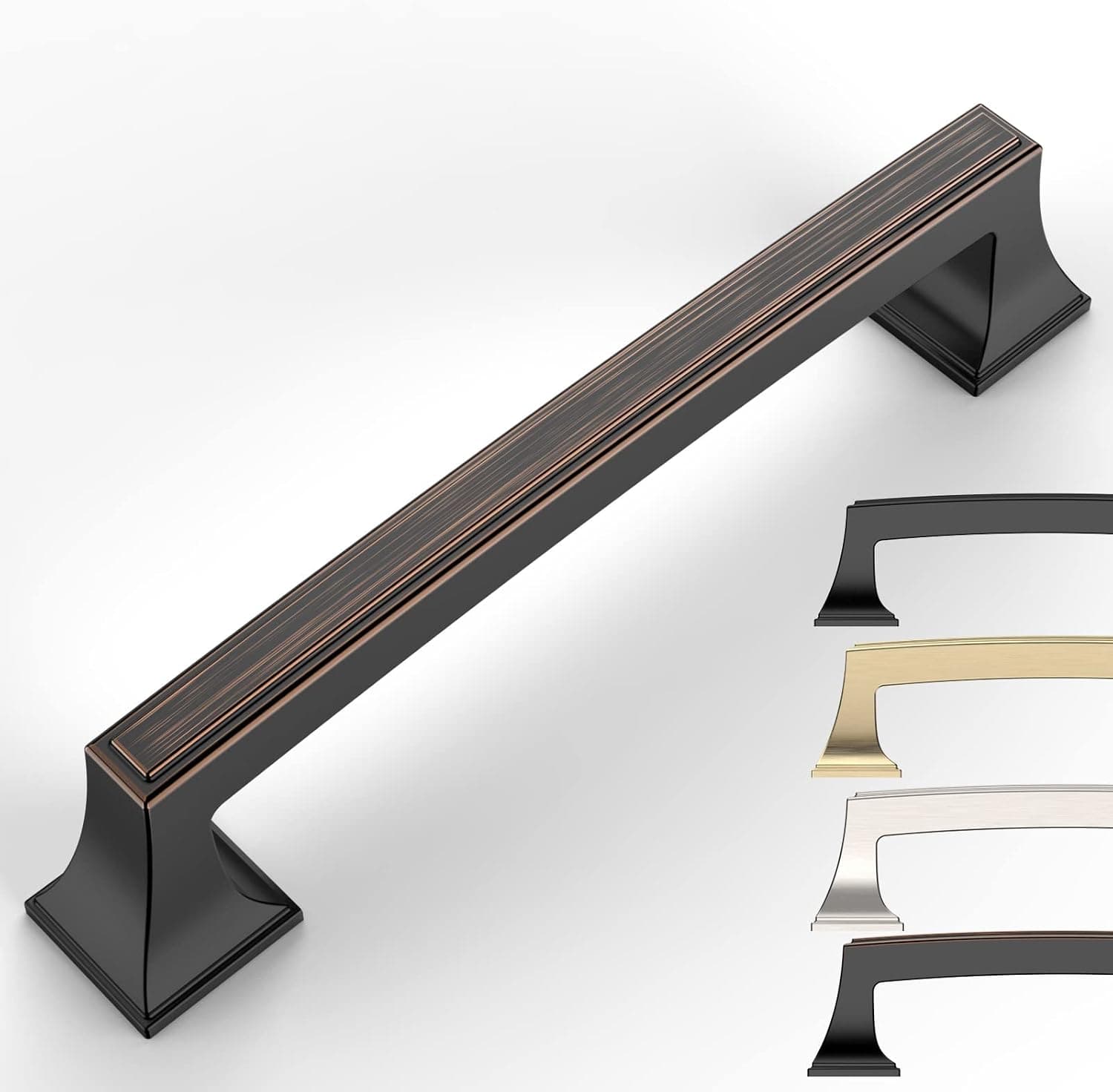 9BUILD 10 Pack 5 Inch Kitchen Cabinet Handles Oil Rubbed Bronze Cabinet Pulls Kitchen Cabinet Hardware Kitchen Handles for Cabinets Cupboard Handles Drawer Pulls