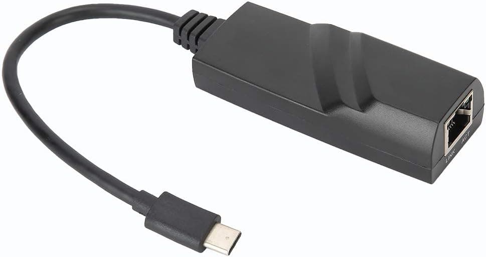 Eboxer Gigabit Ethernet Adapter, Type C USB 3.1 10Gbps High Speed Ethernet LAN Network Card for Mobile Phone Tablet Notebook and More, Support Forward and Reverse Plugging