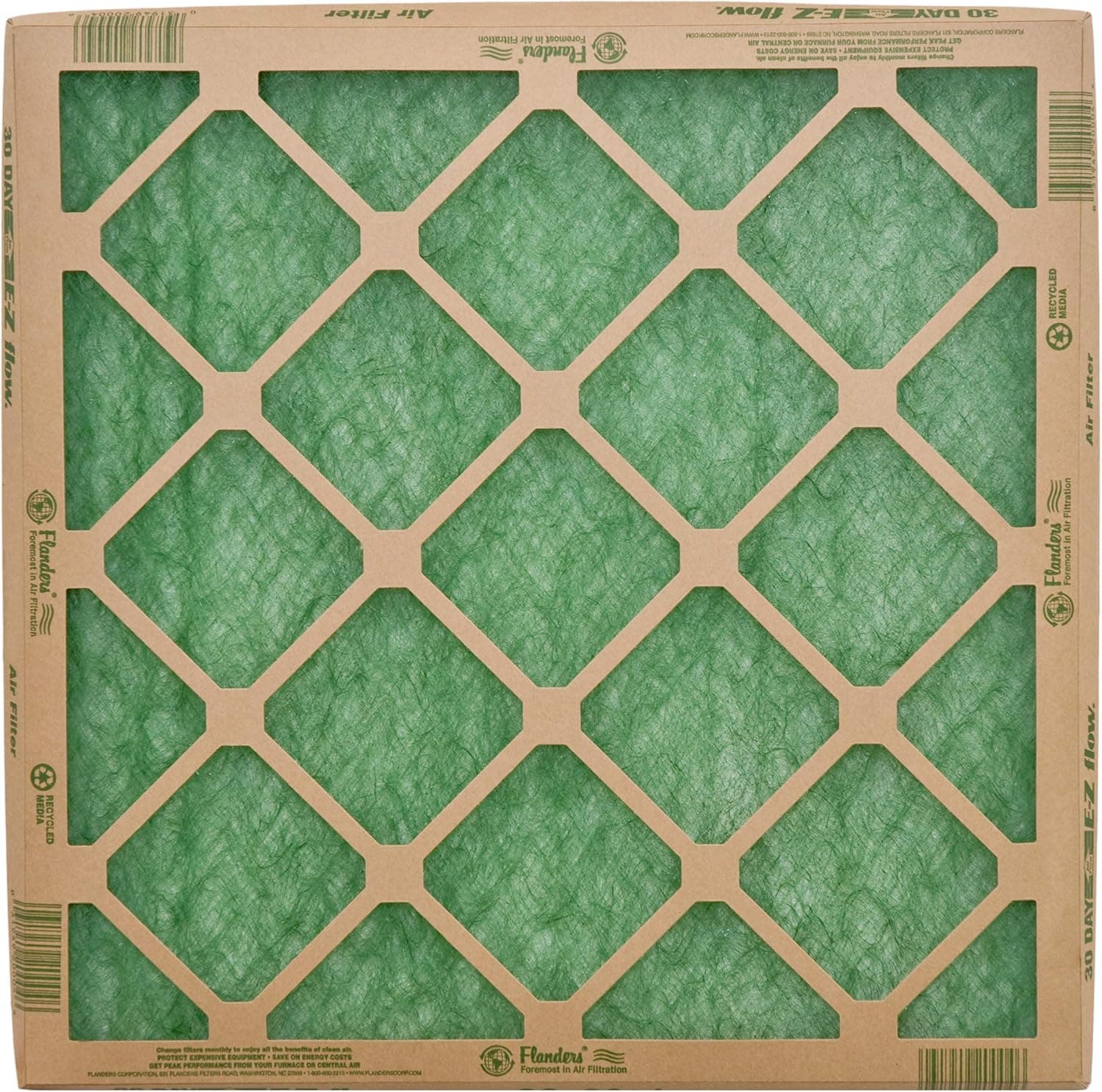 AAF Flanders 10059.011620 EZ Flow HVAC Filter, 1 Count (Pack of 1), 24