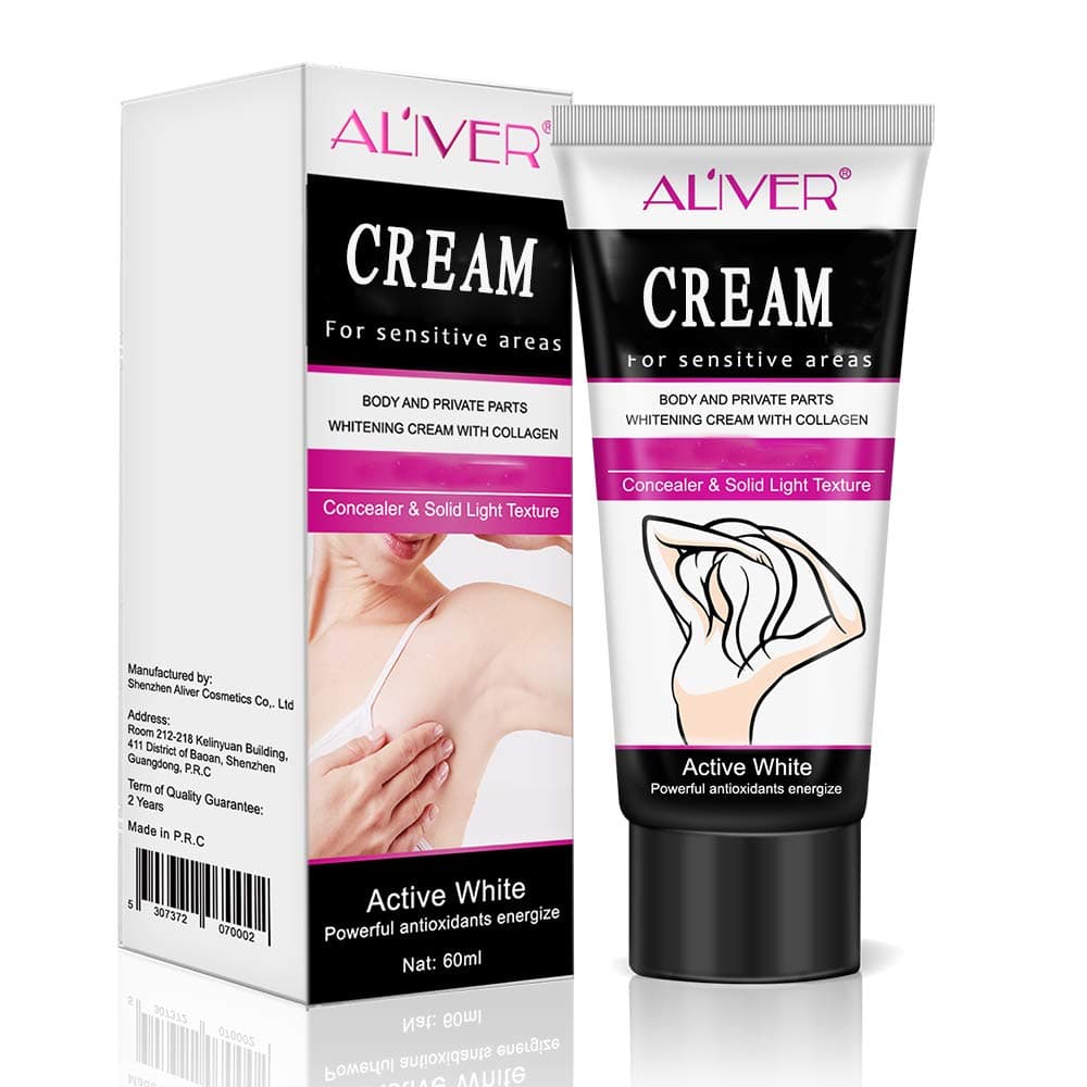Body Cream, Effective for Brightening Armpit, Neck, Bikini, Thigh and Sensitive ＆ Private Area Skin,Nourishes Repairs & Restores Skin