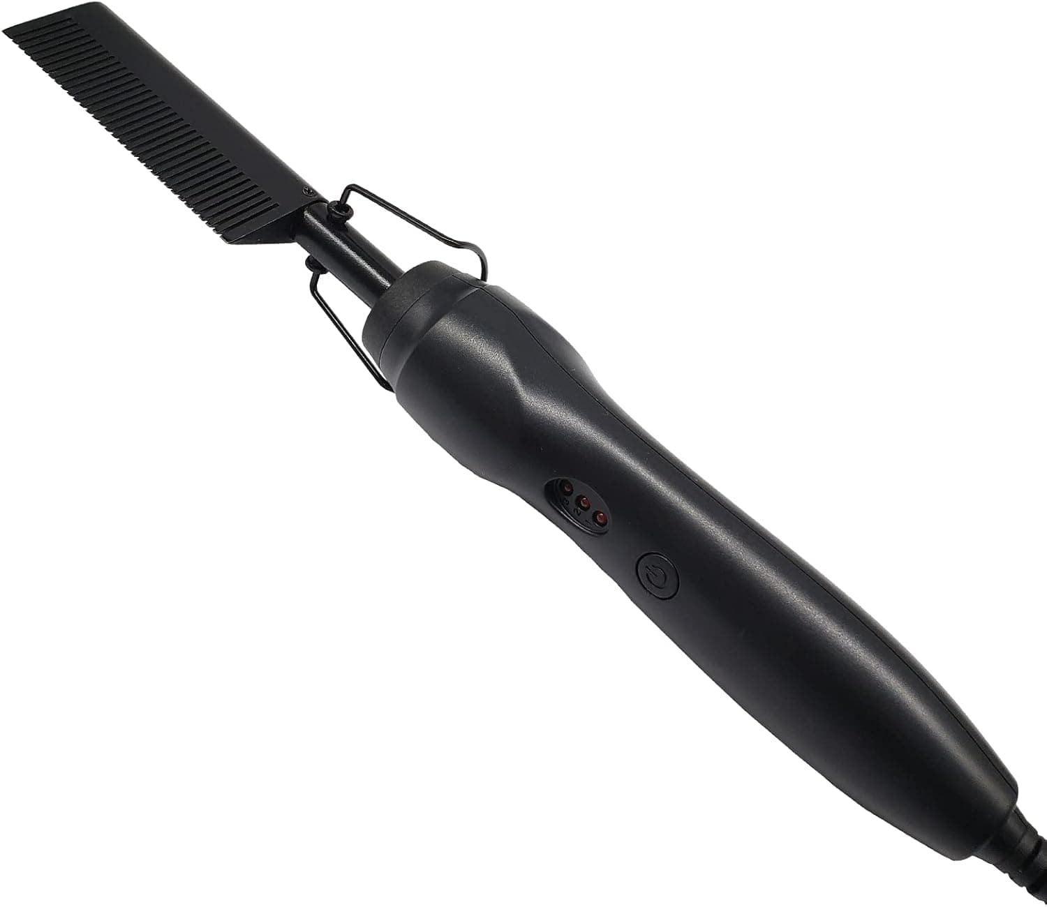 Hot Comb Electric Hair Straightening - Professional Pressing Combs Ceramic Flat Iron Electrical Press Comb Straightener for Black Natural Hair Wigs | High Heat | Fast Heating