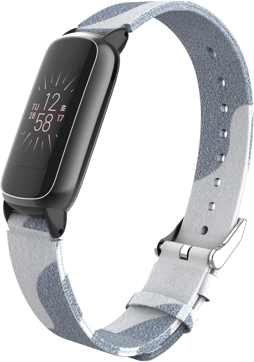 NINKI Compatible with Canvas Fitbit Luxe Watch Bands for Women Men,Woven Fabric Black Luxe Fitbit Straps Sport Bands for Fitbit Luxe Bands for Fitbit Luxe Fitness & Wellness Tracker Accessories Girls