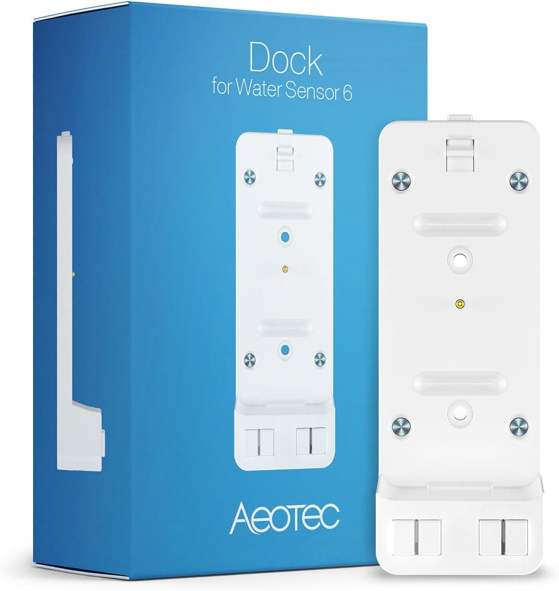 Aeotec Dock for Zwave Water Sensor 6 for Home Security Z-Wave Plus Water Leak Detector Smart Flood Sensor Freeze Sensor Temperature Detector