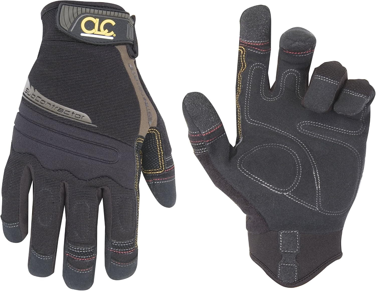 CLC Custom Leathercraft 130M Subcontractor Flex Grip Work Gloves, Medium