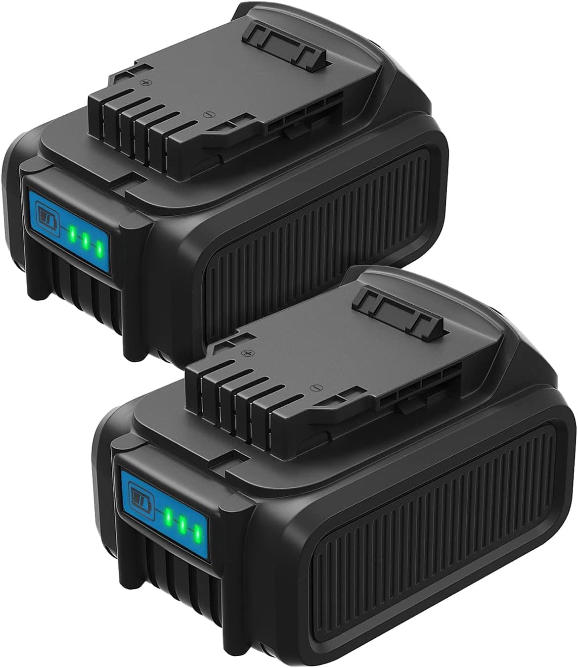 TeenPower Replacement for Dewalt 20V Battery 6.0Ah 2/pk Compatible with Dewalt DCB205 DCB206 DCB204 DCB180 DCB200 DCB203 DCB201