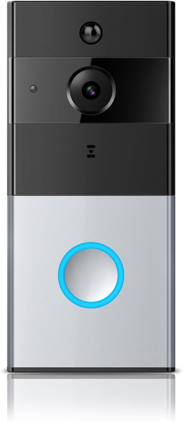 XVIM Wi-Fi Video Doorbell Camera Security System with Motion Sensor and Smartphone Monitoring