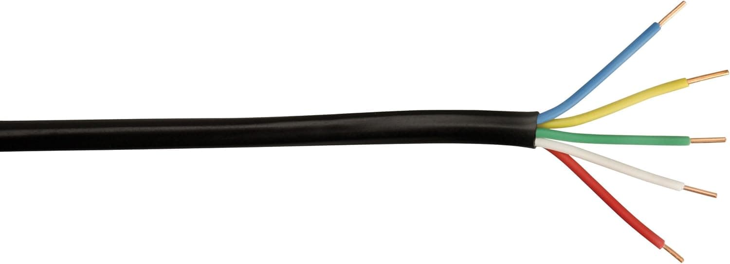 Coleman Cable 553120407 Thermostat Wire, CL2 Solid Bare Copper, 18/12, 250-Foot