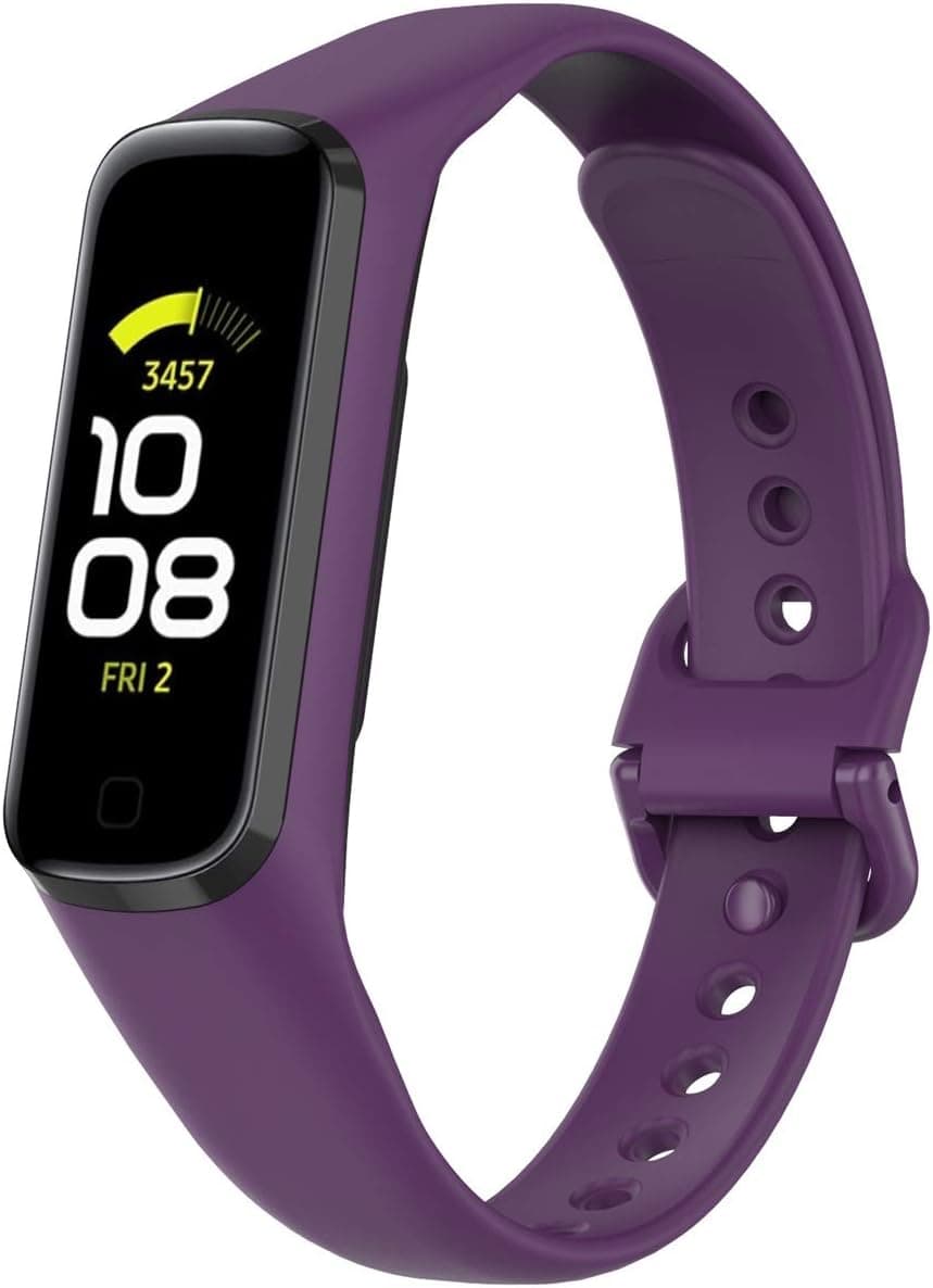 Bands Compatible with Samsung Galaxy Fit 2 Band for Women Men, Soft Silicone Replacement Straps Wristbands Accessories for Samsung Galaxy Fit2