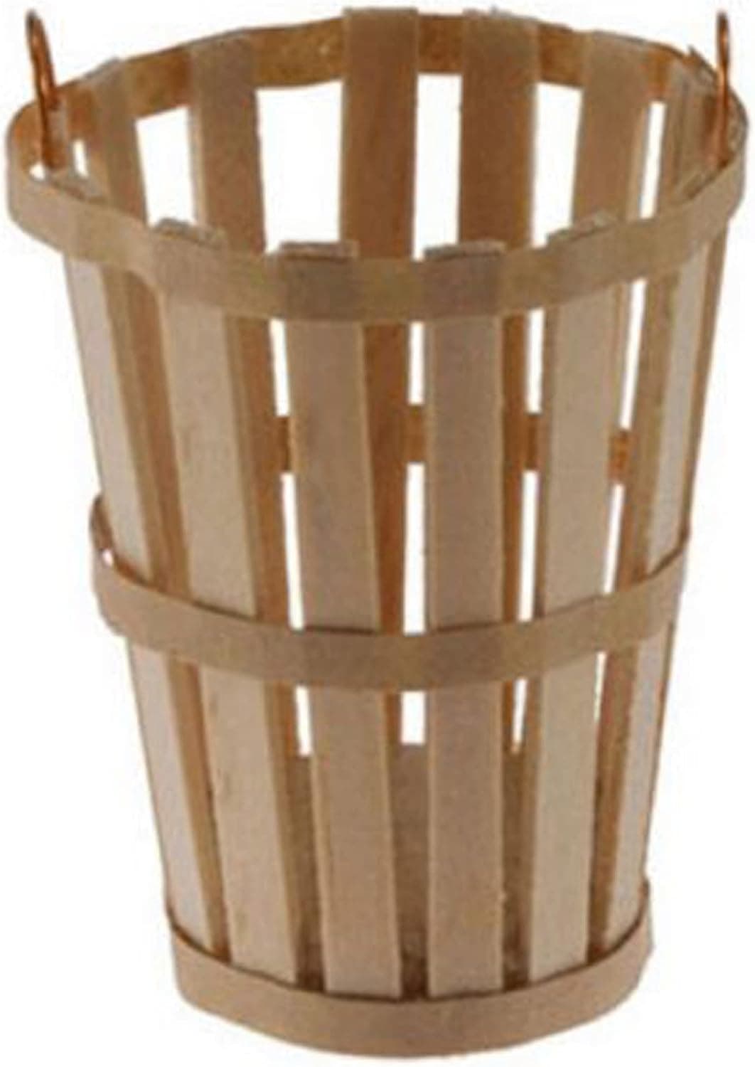 International Miniatures by Classics Dollhouse Miniature Tall Basket with Handles