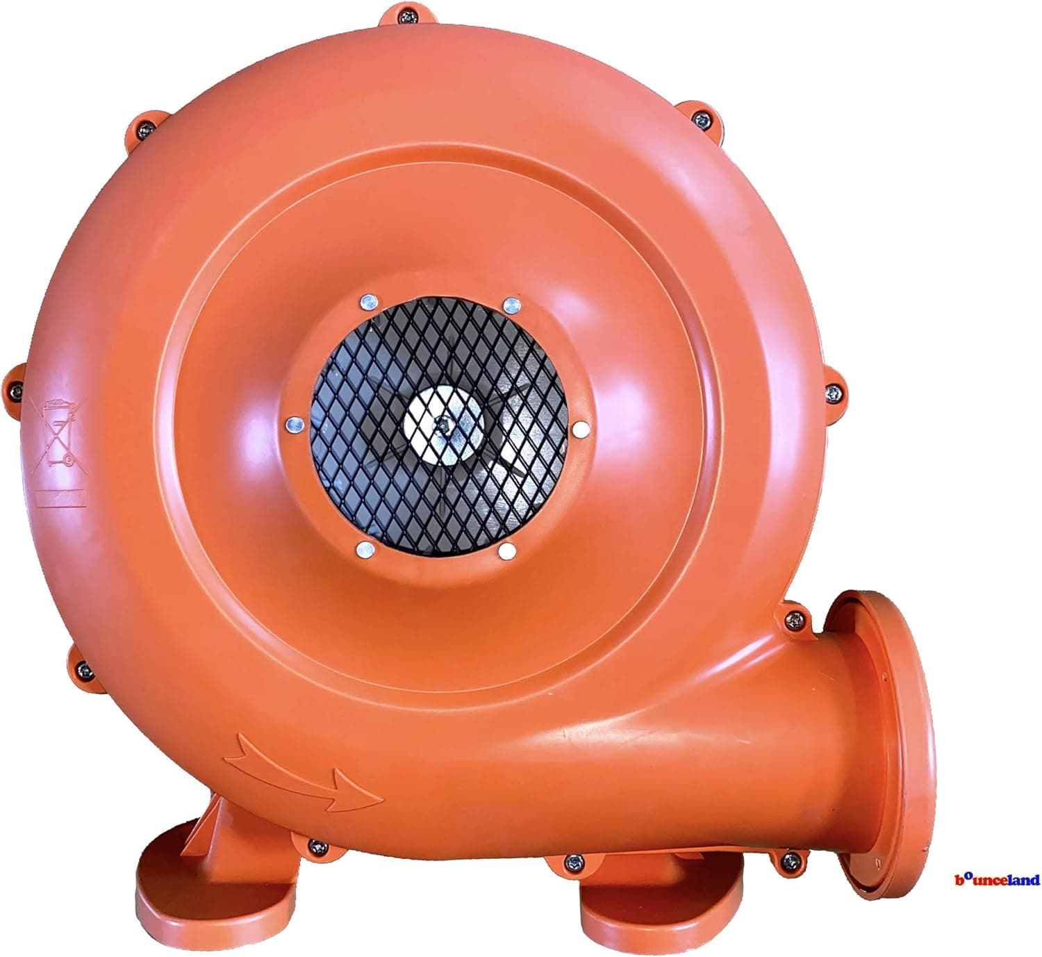 Safest Inflatable Bounce House and Water Slide Blower, W-4L Blower with GFCI Plug and 25 ft Power Cord. No Need to use Extension Cord