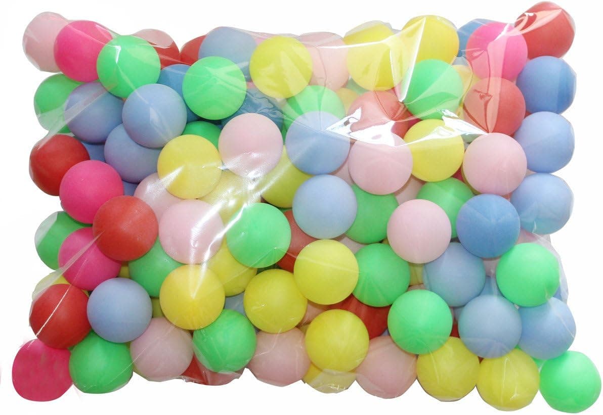 TADICK Beer Ping Pong Balls Plastic Multiple Color Table Tennis Ball (Pack of 150)