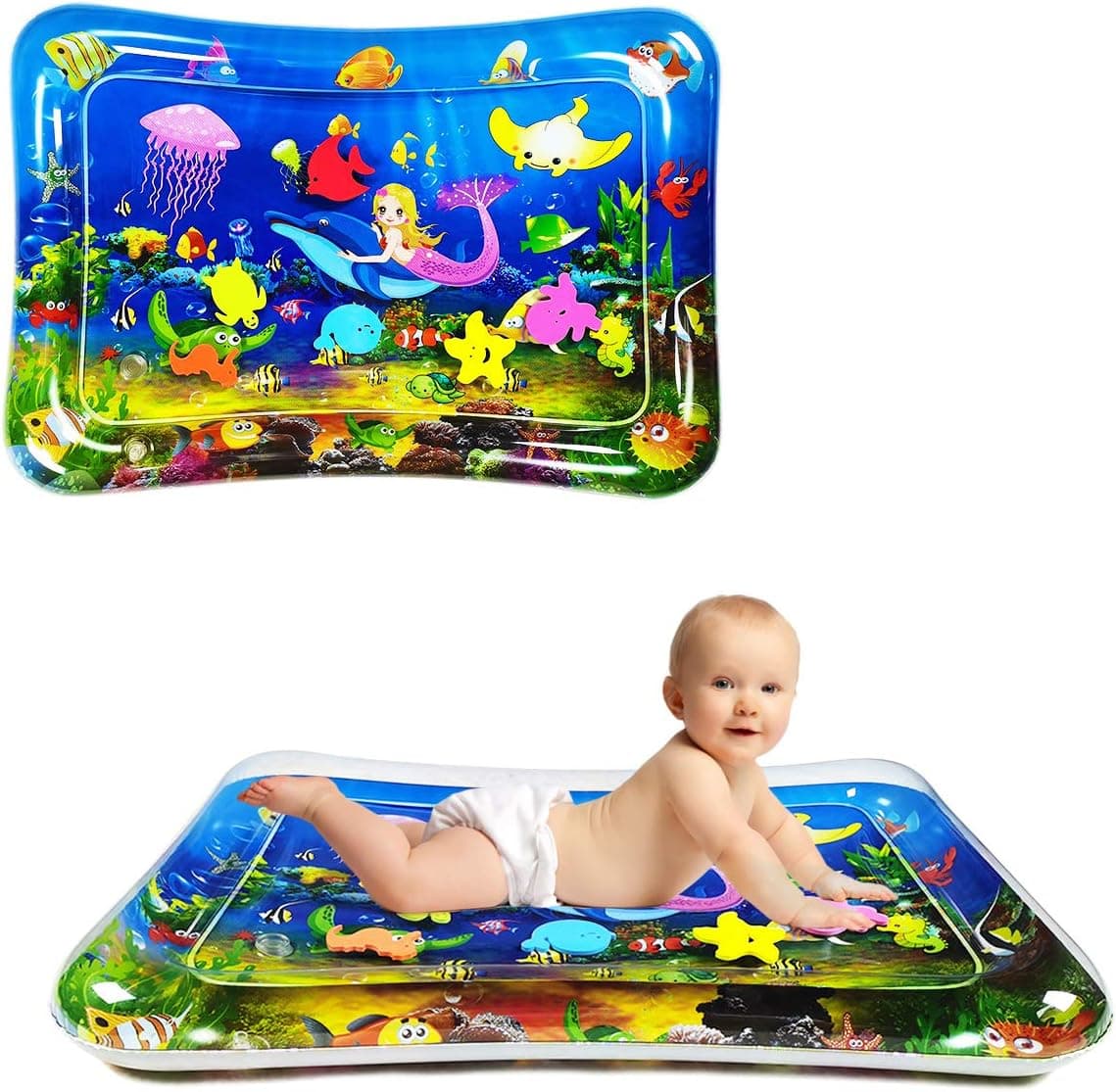 SUNSHINEMALL Tummy Time Baby Air Mat Infant Toys for 0 3 6 9 Months Boys Girls, Air Toys Play Mat,Sensory Newborn Toy Gifts for Babies Toddlers,Baby's Stimulation Growth