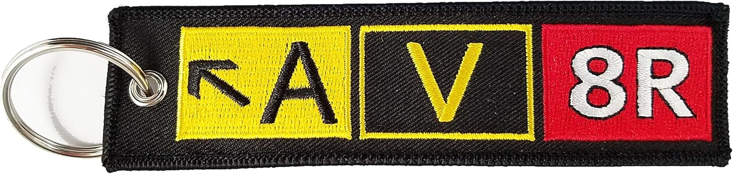 Airport Taxiway Sign Keychain (Original AV8R)