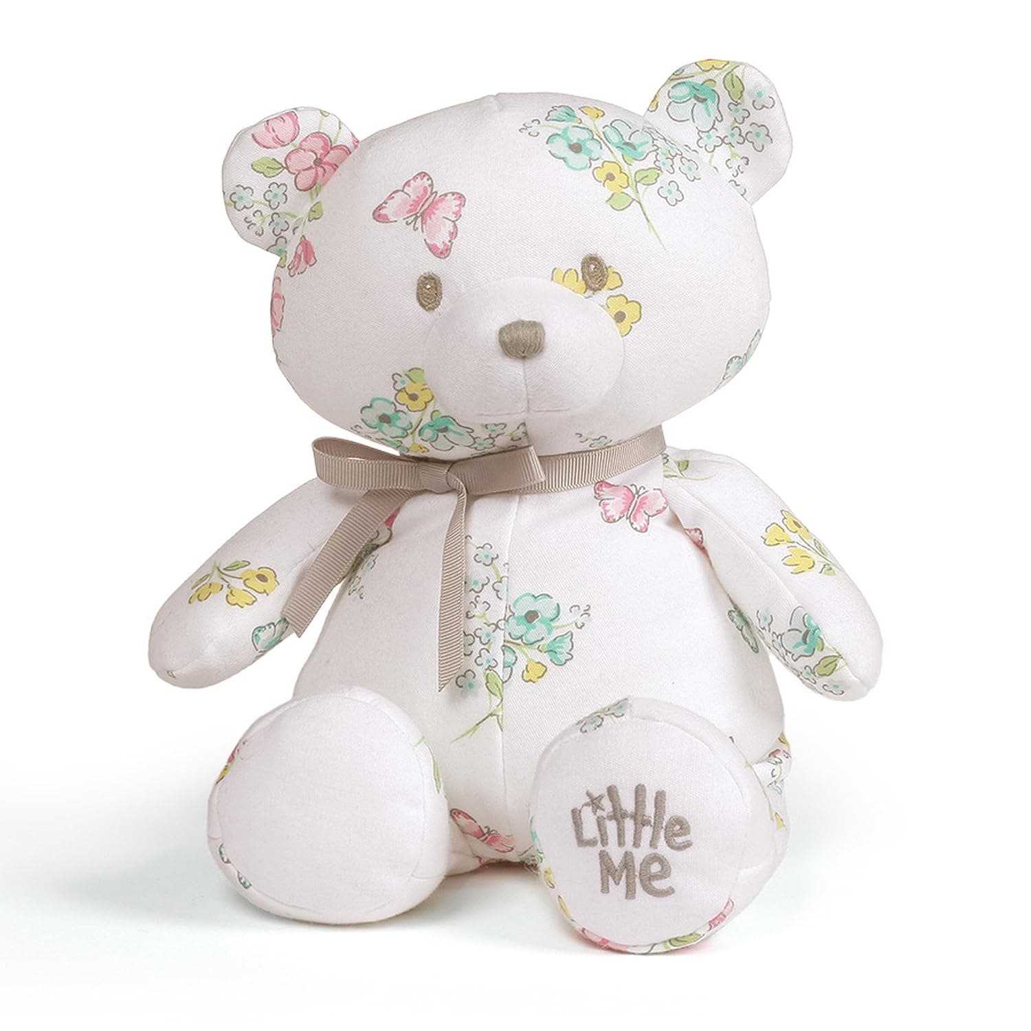 Gund Baby Little Me Baby Teddy Bear Plush Stuffed Animal, Meadow Floral