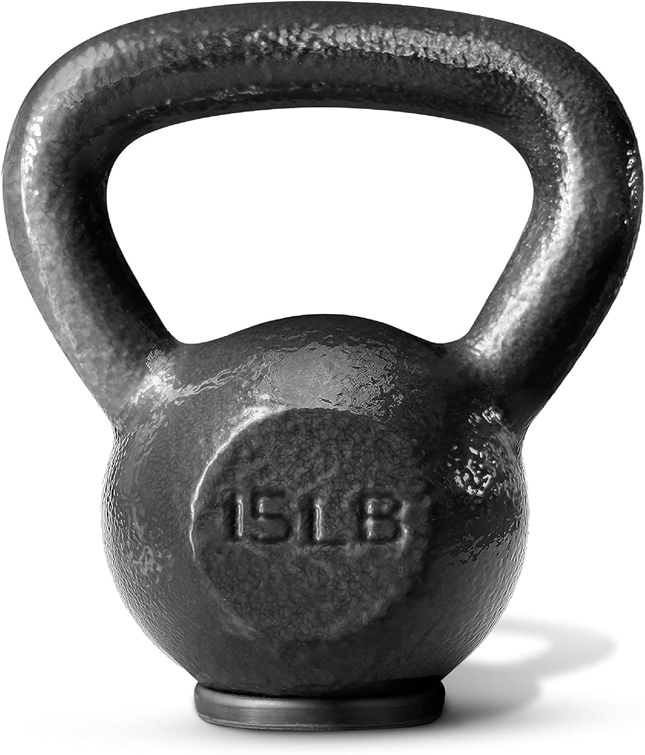 Yes4All Cast Iron Kettlebell With Protective Rubber Base, Strength Training Kettlebells for Weightlifting, Conditioning, Strength & Core Training