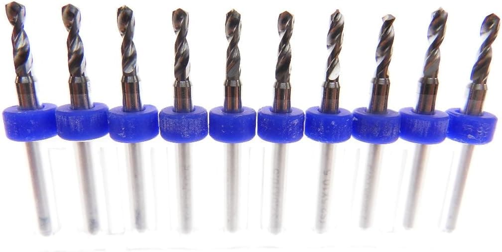 2.5mm Tungsten Micro Drill Bits Japanese Made for CNC PCB Installation.