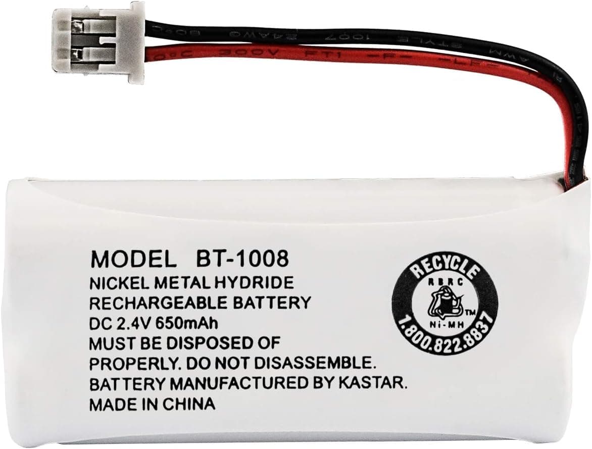 Phone Battery for Uniden Cordless Phones BT-1008 (Bulk Packaging,