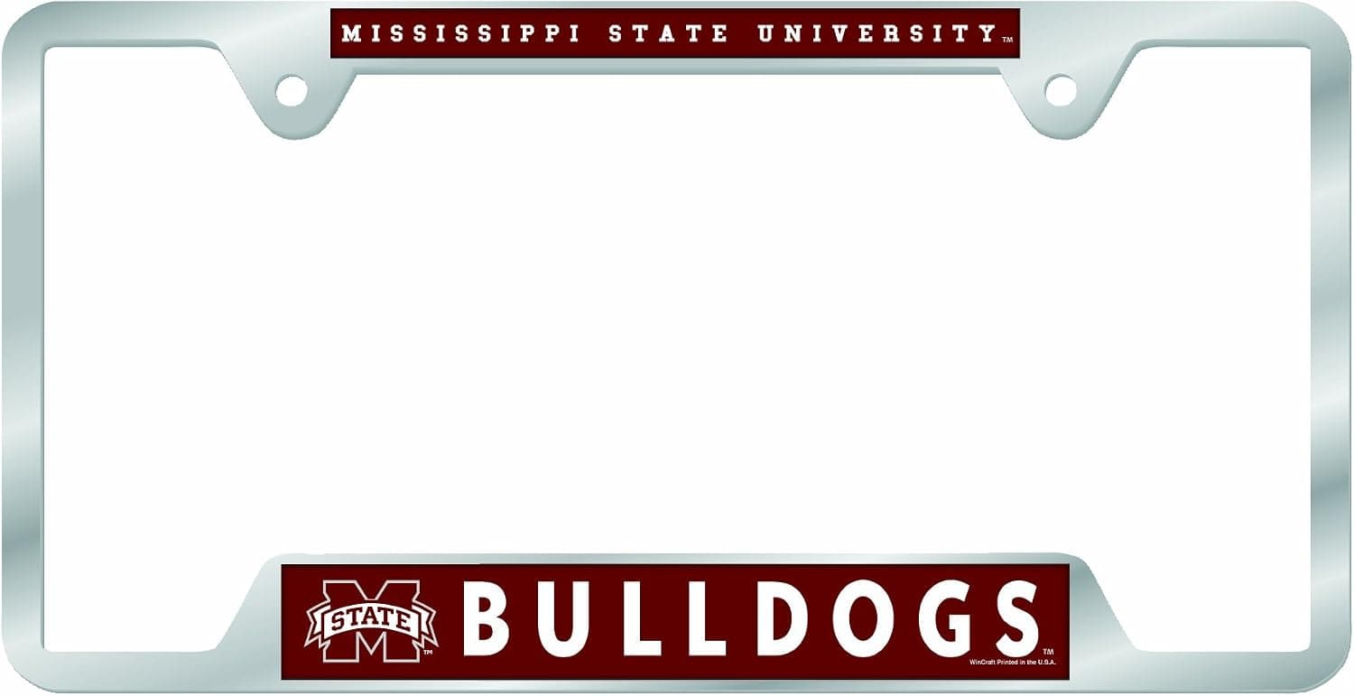 WinCraft NCAA Mississippi State Bulldogs License Plate Frames, 21439010