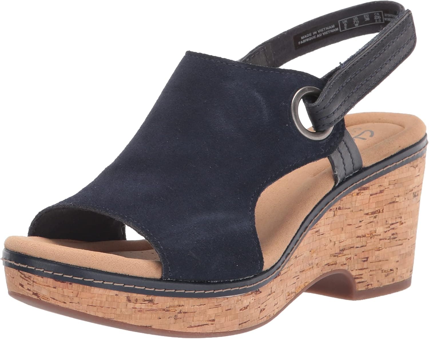 Clarks Women's Giselle Sea Wedge Sandal