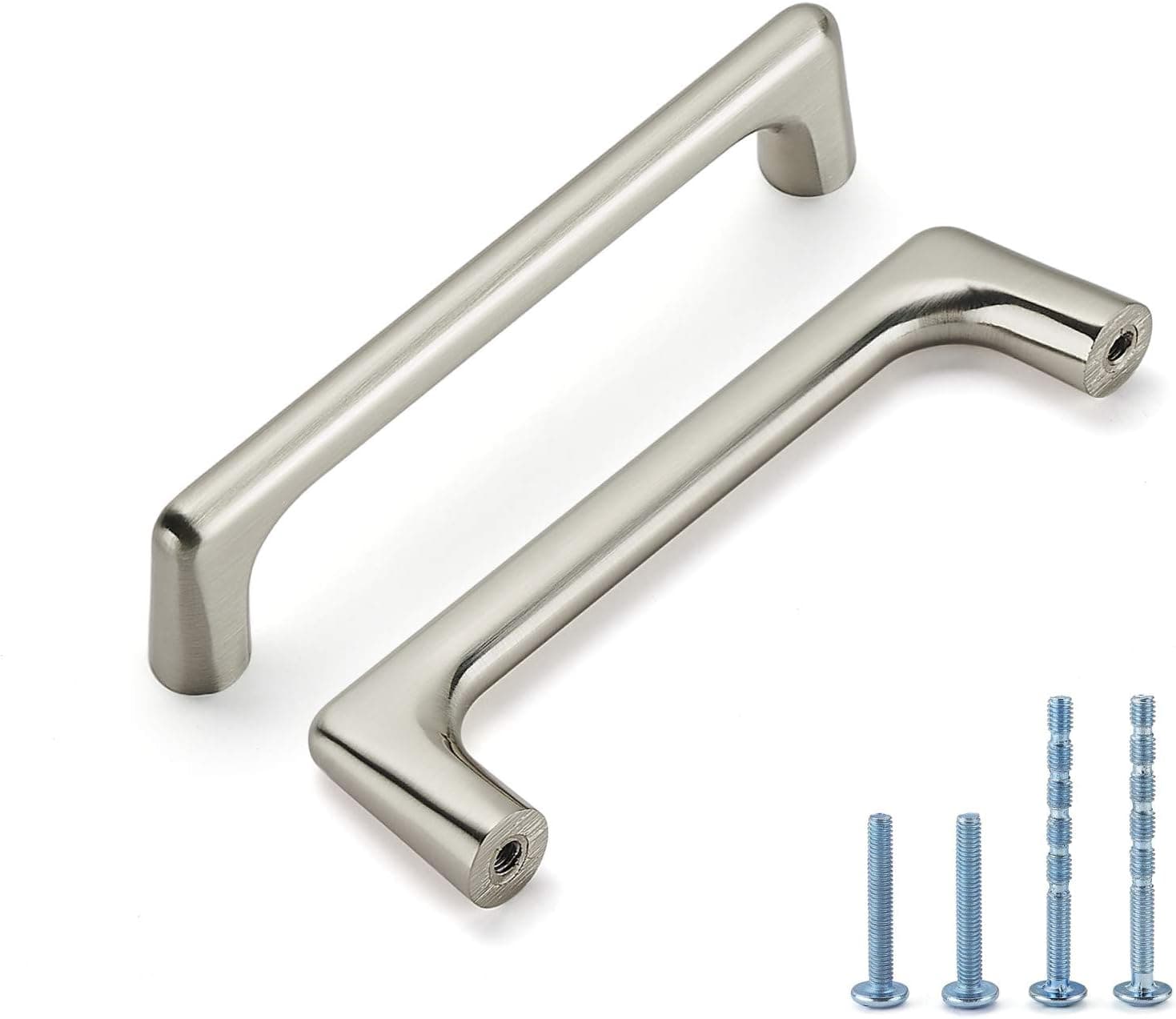 25 Pack 3.75” Inch Cabinet Pulls Kitchen Cabinet Handles Brushed Nickel Drawer Pulls Kitchen Cabinet Hardware Drawer Handles Kitchen Cupboard Handles by Limur Hardware (3.75 Inch Hole Center)…