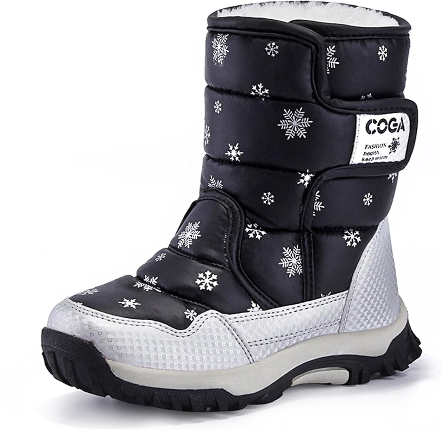 Yavero Girls Outdoor Cold Weather Winter Snow Boots Toddler Kids Boy's Warm Booties