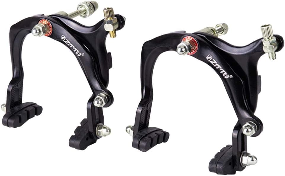 CLISPEED Bicycle Caliper Long Arm Racing Road Dual Pivot Bike Aluminum Side Pull Caliper C Brake Clip for Mountain Road Bike