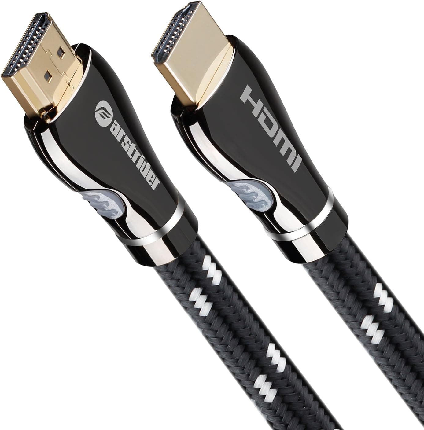 Farstrider 4K HDMI Cable/HDMI Cord 3ft - Ultra HD 4K Ready HDMI 2.0 (4K@60Hz 4:4:4) - High Speed 18Gbps - 28AWG Braided Cord-Ethernet / 3D / HDR/ARC/CEC/HDCP 2.2 / CL3