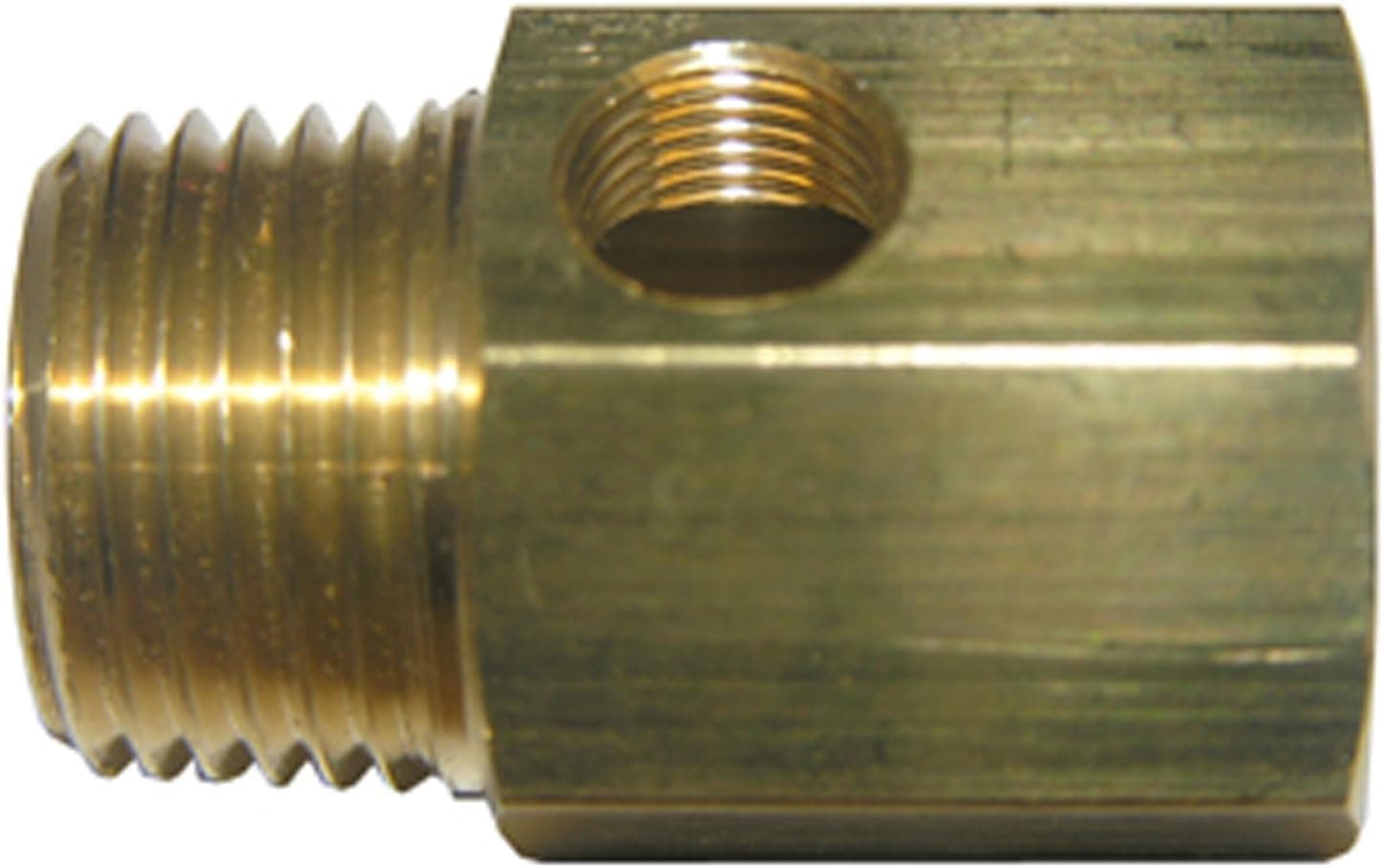 LASCO 17-8449 1/2-Inch Female Pipe Thread by 1/2-Inch Male Pipe Thread by 1/8-Inch Female Pipe Thread Brass Adapter