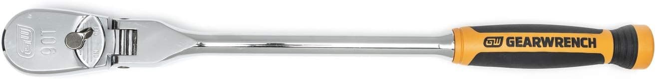 GEARWRENCH 1/2" Drive 90 Tooth Cushion Grip Flex Teardrop Ratchet - 81370T