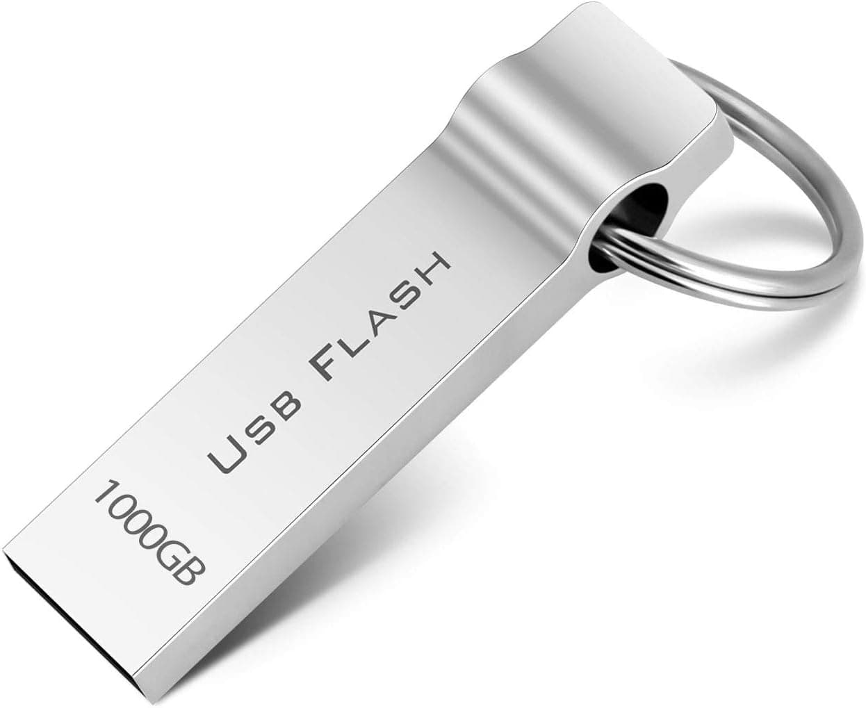 RUICHENXI 1TB USB Flash Drive USB 3.0 Memory Stick Pen Drive Mental USB Thumb Drive with Keychain Waterproof Shockproof