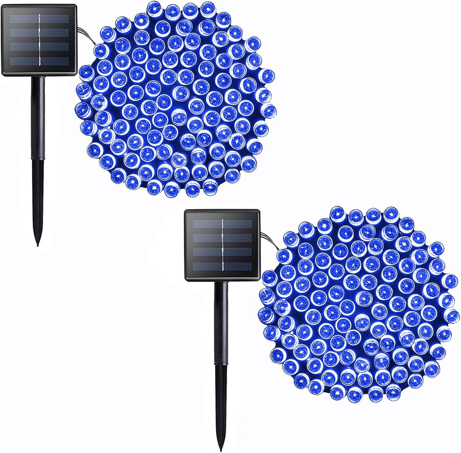 VMANOO Solar Outdoor String Christmas Lights 72Ft 200 LED 8 Modes Patio Lighting for Outside Yard Gazebo Party Wedding Tents Porch Xmas Garden Backyard Tree Decorations Indoor Balcony Decor Lights