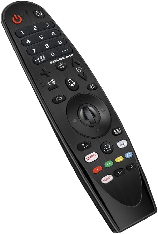 New MR-20GA Magic Wand Voice Remote Control Replacement AKB75855501 for LG 2018 2019 2020 OLED Nano Cell and 4K UHD Models Smart TVs, with Netflix and Prime Video Hot Keys.