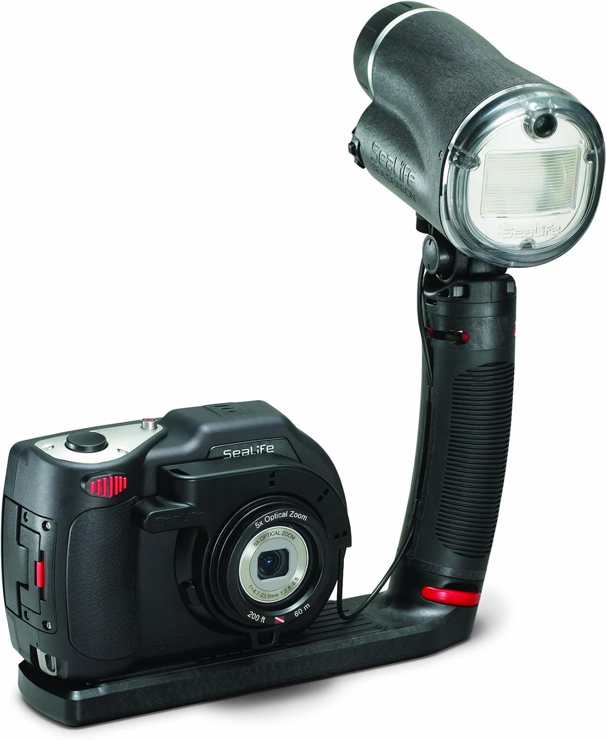 SeaLife DC1400 14MP HD Underwater Digital Camera Sea Dragon Pro Set & Flash Waterproof up to 200 ft. (60m)