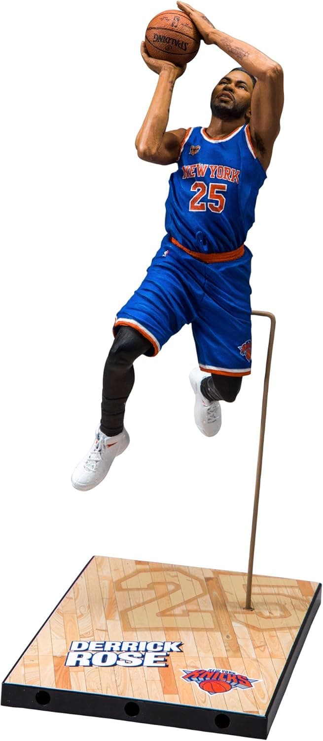 McFarlane Toys NBA Series 30 New York Knicks Derrick Rose Action Figure