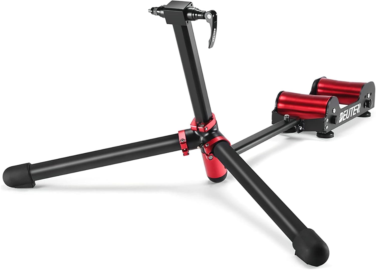 Bike Trainer Stand Resistance Adjustable - Portable Magnetic Bicycle Rollers Indoor Exercise/Fitness/Workout - Fordable Fully Aluminum Alloy with Tote Bag for Travel