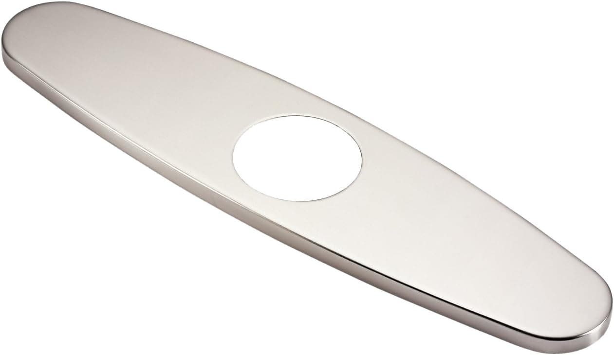 Danze DA607105BN Kitchen Faucet Single Hole Cover Plate, 8-Inch, Brushed Nickel