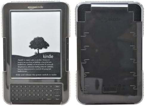 CrazyOnDigital Hard Acrylic Crystal Case for Amazon Kindle 3 with Screen Protector