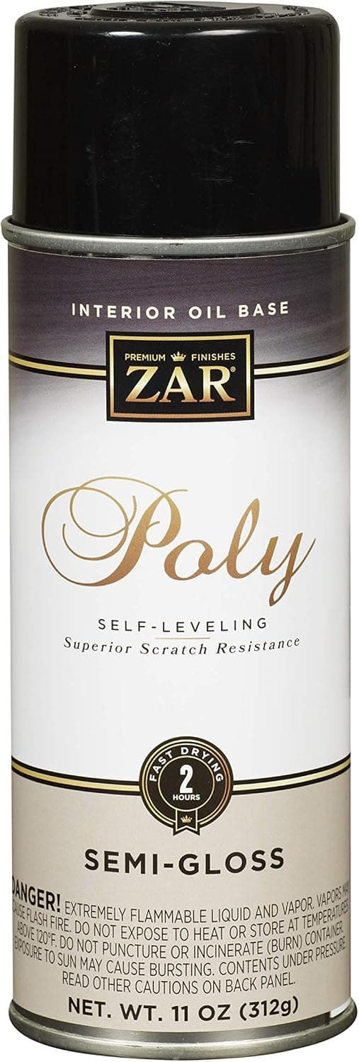ZAR 33007 Semi Gloss Ultra Interior Polyurethane, 11-Ounce