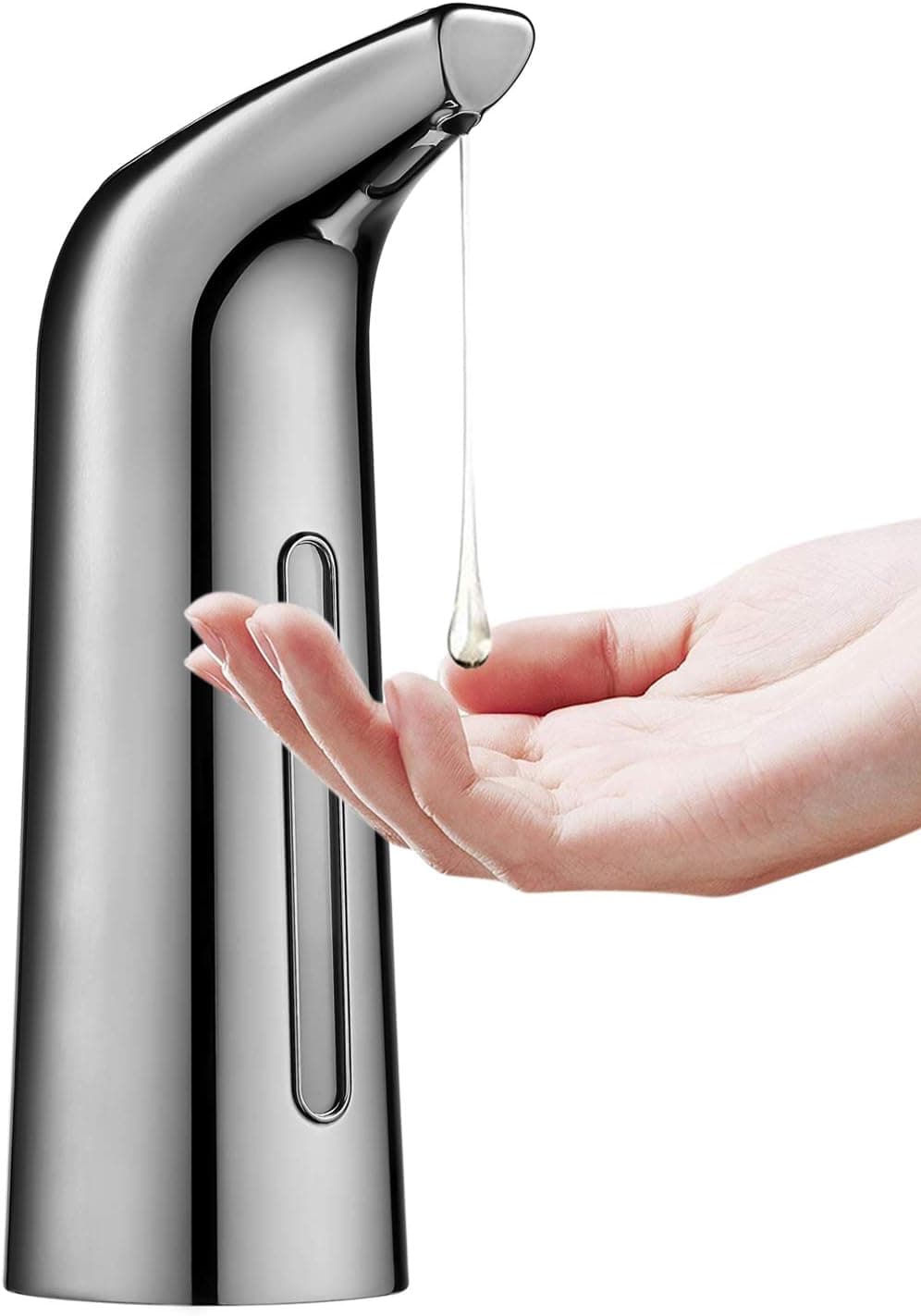 Automatic Soap Dispenser Touchless, Automatic Soap Dispenser 400ml, Hands Free Soap Dispenser w/Infrared Motion Sensor, IP67 Waterproof Auto Liquid Soap Dispenser for Kitchen Sink, Bathroom, Hotel