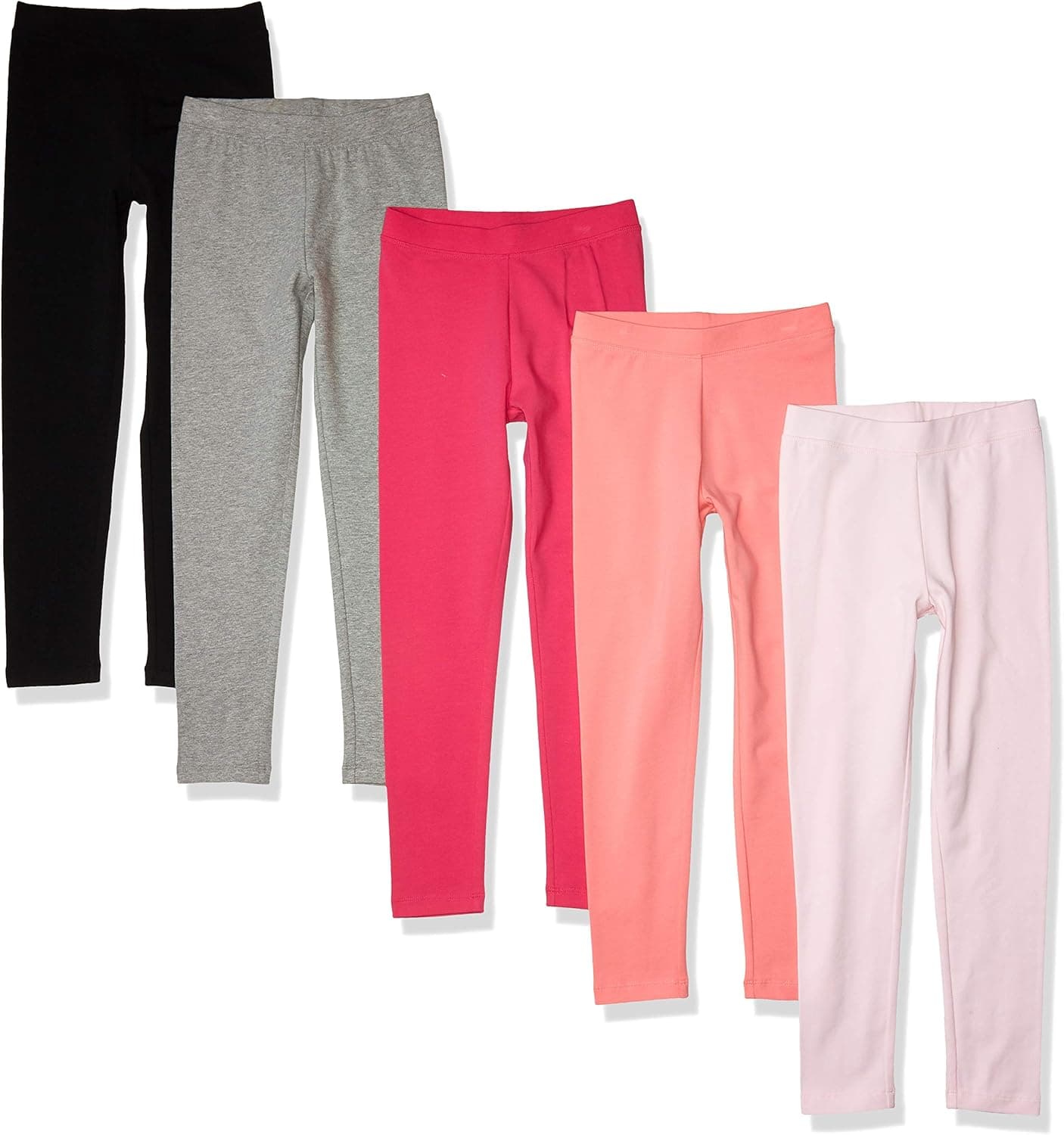 Amazon Essentials Babies, Toddlers, and Girls' Leggings, Multipacks