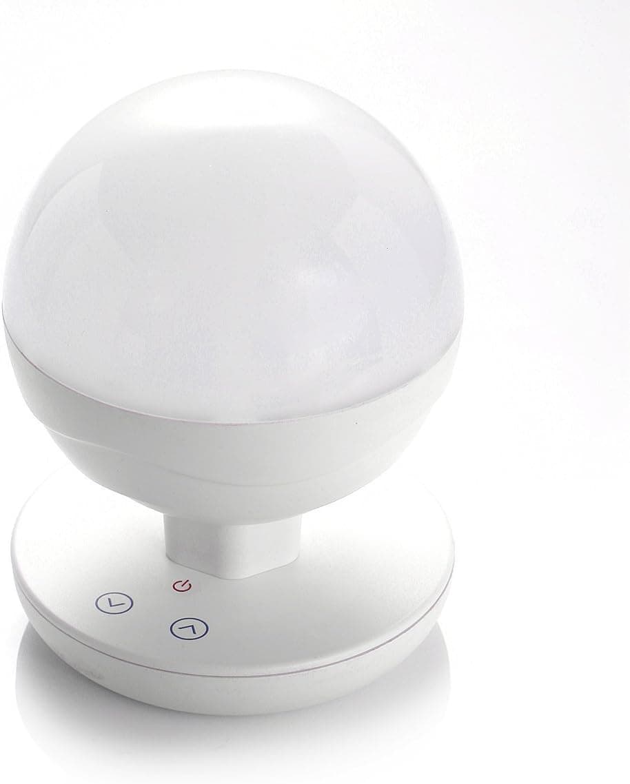 ZEEFO Mobile LED Table Lamp for Kids and Baby Room, Rechargeable and Portable Night Light for Indoor and Outdoor(Stepless Touch Control, Adjustable Brightness, Dimmable,Automatic Retract Hand Strap)