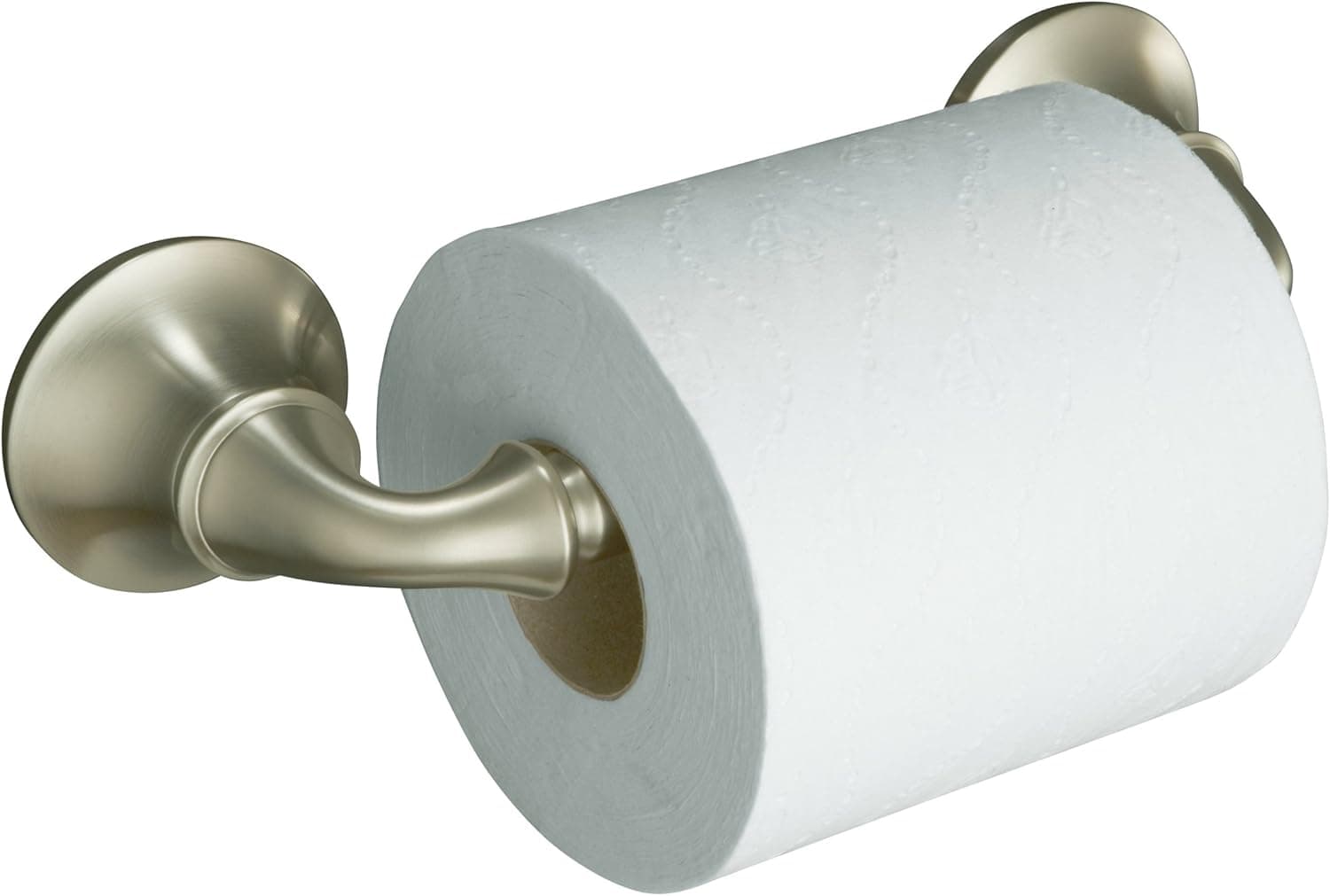 KOHLER K-11374-BN Forté Toilet Tissue Holder, Vibrant Brushed Nickel