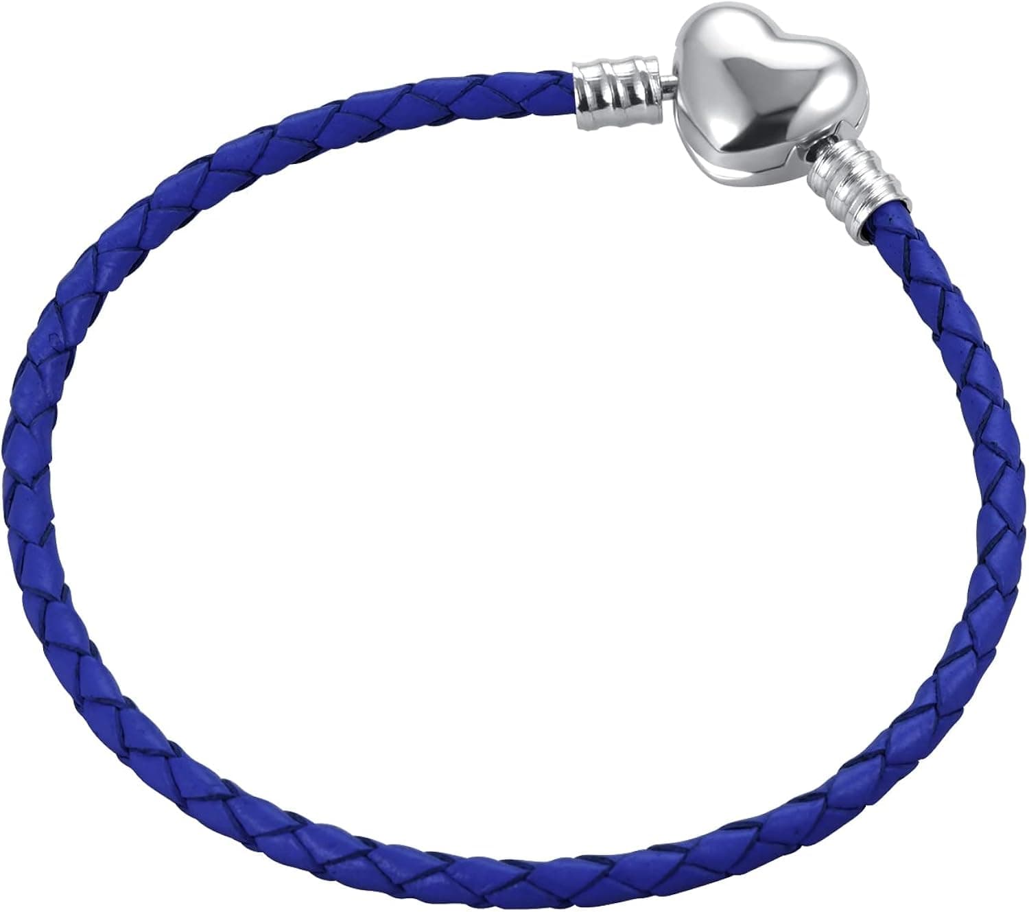 QeenseKc 3mm Snake Chain Charm Bracelets Silver Plated with Lobster Clasp Figaro Extender Chain Fits Pandora All Chamilia Troll Biagi Bead 16cm-26cm Available