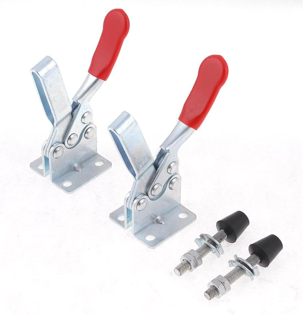 2 Pcs 900N Toggle Latch Clamp Holding Horizontal Capacity Hand Quick Release Tool GH-201B