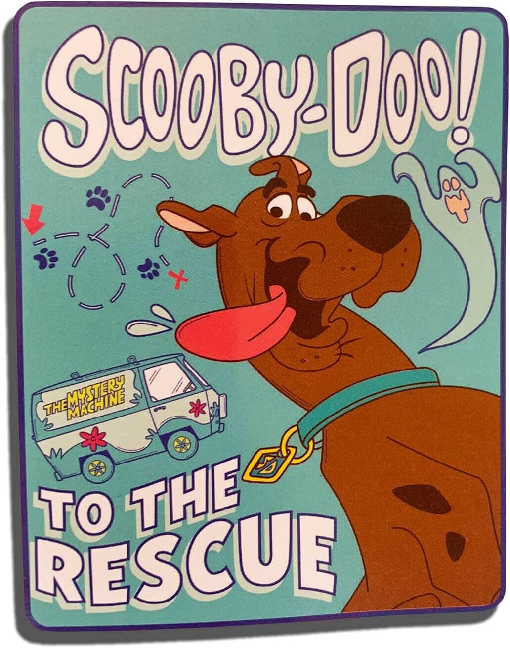 New Family Scooby-Doo Our Pal Scooby Soft Plush Blanket 46" x 60''