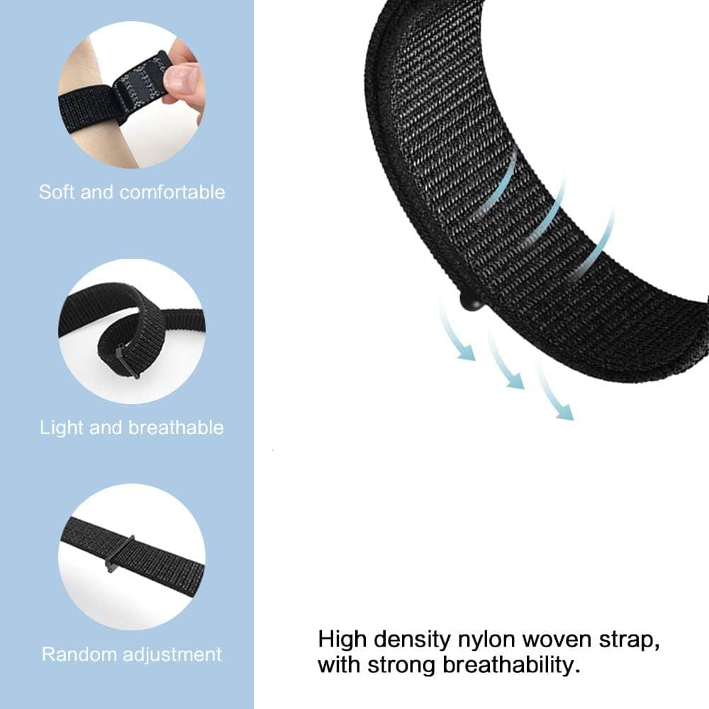 C2D JOY Compatible with Garmin Forerunner 235 Band Replacement Sport Mesh Strap Also for Forerunner 735XT watch band Nylon Weave Watchband