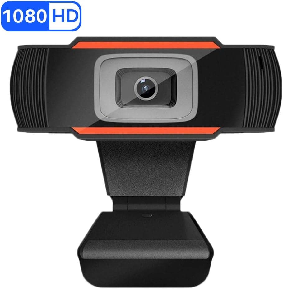 Video Calling Recording Conferencing Live Class Webcam,1080P Full HD Webcam USB Desktop & Laptop Webcam Live Streaming Webcam with Microphone Widescreen HD Video Webcam