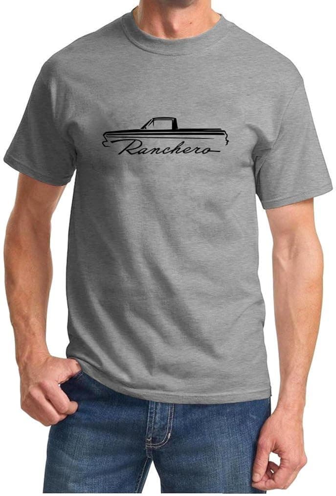 1964 1965 Ford Ranchero Classic Outline Design Tshirt